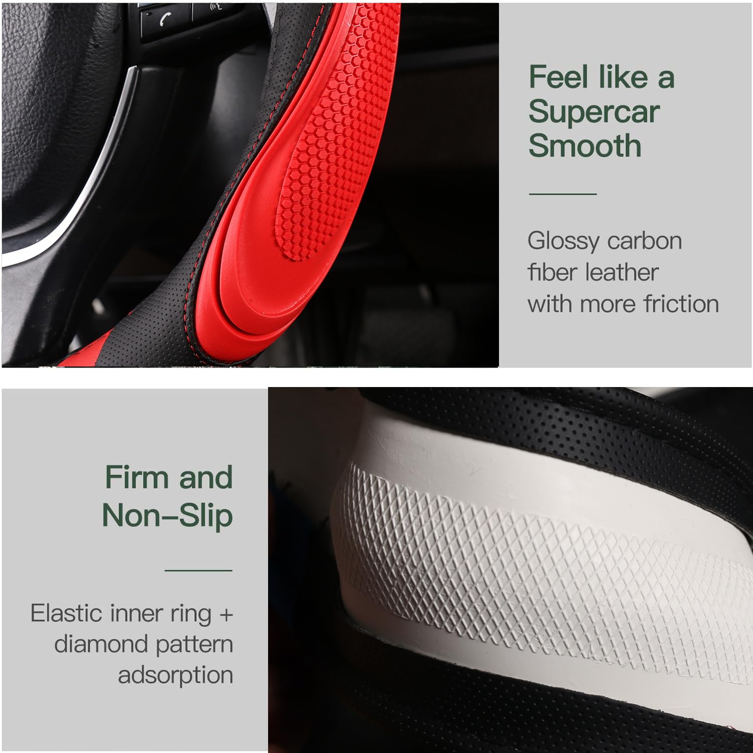 Housse De Volant Antidérapante Pour Renault Master III 2010-2024 - Cuir Microfibre 37-38cm, Protection Confortable Et Élégante