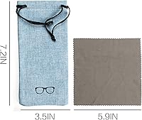 Vista 5 de Vemiss - Funda rígida para lentes de sol (lino)