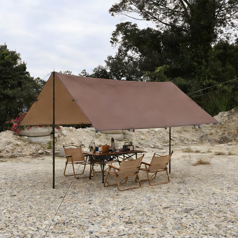 Lona para acampar familiar refugio de lona para pícnic y acampada de fin de semana con amigos