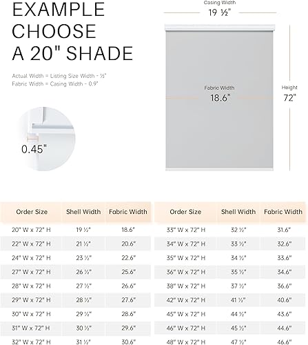 Miniatura 6 de JaeJaes Persianas enrollables motorizadas, persianas inteligentes opacas con control remoto eléctrico, compatibles con Alexa, color blanco, 34