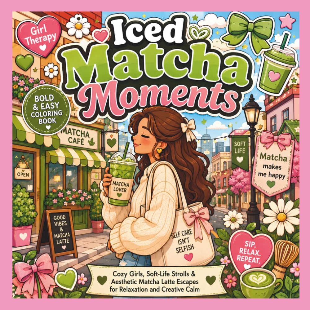 Iced Matcha Moments: Cozy Girls, Soft-Life Strolls & Aesthetic Matcha Latte Escapes for Relaxation and Creative Calm
