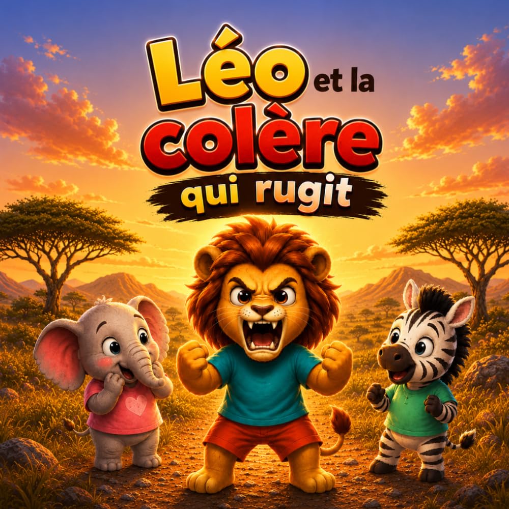 Léo et la colère qui rugit: Une histoire pour aider les enfants à comprendre et apaiser leur colère – Livre éducatif sur les émotions dès 3 ans