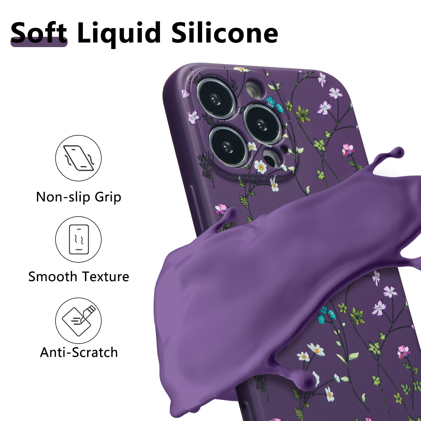 RALEAVO Flower Case for iPhone 13 Pro - Image 2