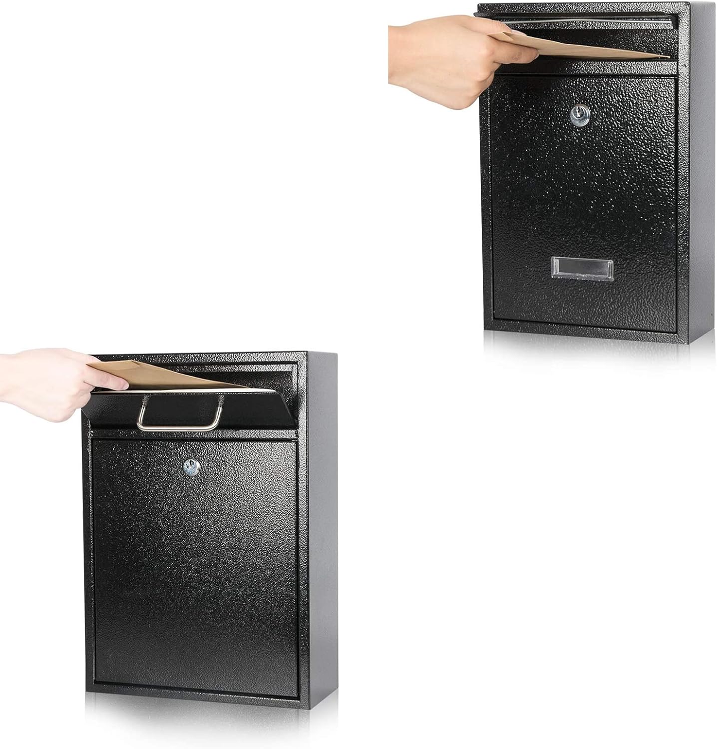 KYODOLED Steel Key Lock Mail Boxes Outdoor,Locking Wall