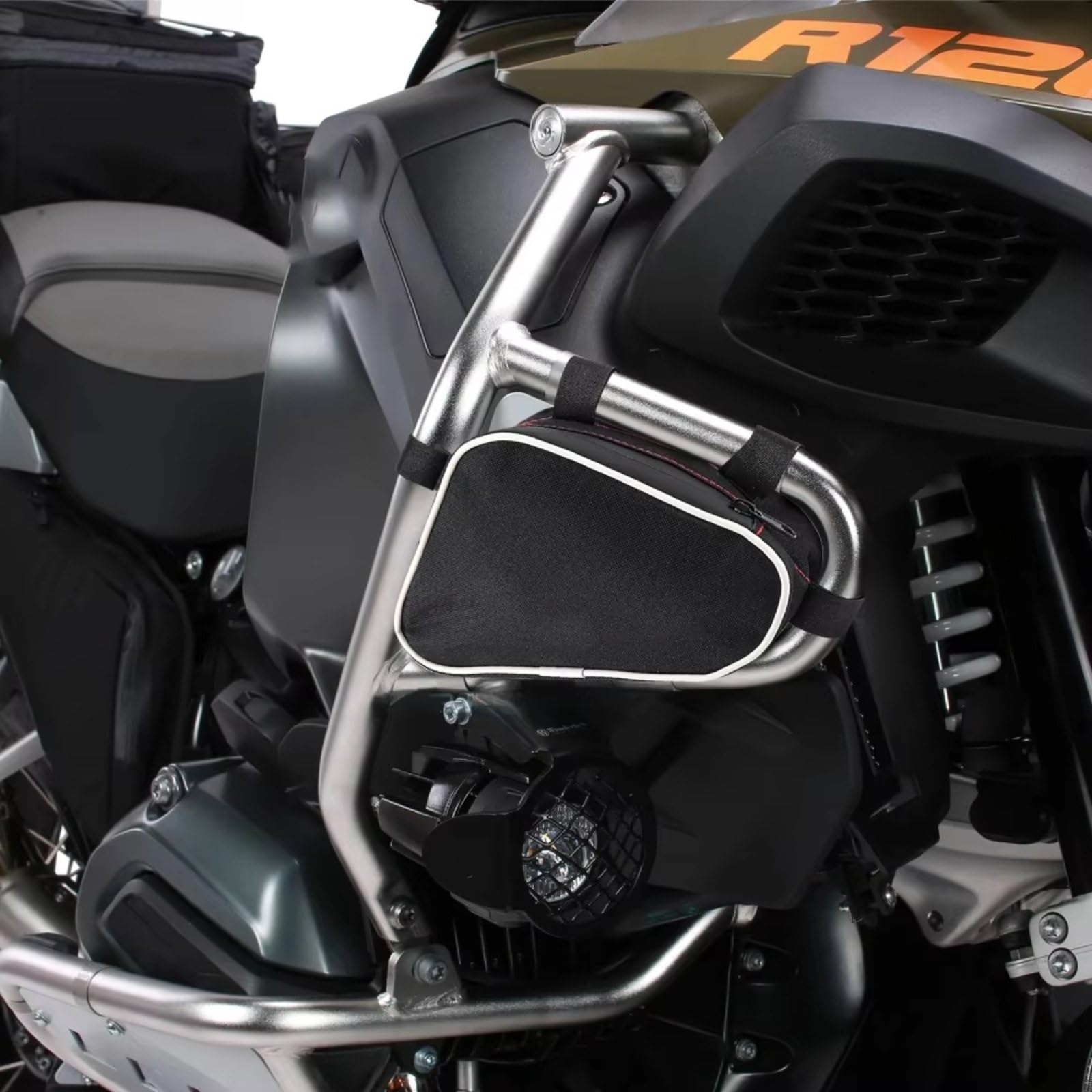 Moto Selle Bagagli Compatibile con GS 1200 per R1200GS LC per Adventure 2013-2023 Paraurti per Moto Telaio Protezione Strumento Manutenzione Accessori Universale