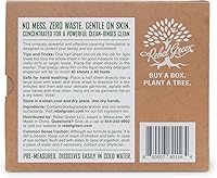 Vista 8 de Rebel Green Hojas de detergente para ropa pequeñas pero poderosas, solución de lavandería cero residuos, 40 hojas de lavadora premedidas para 80