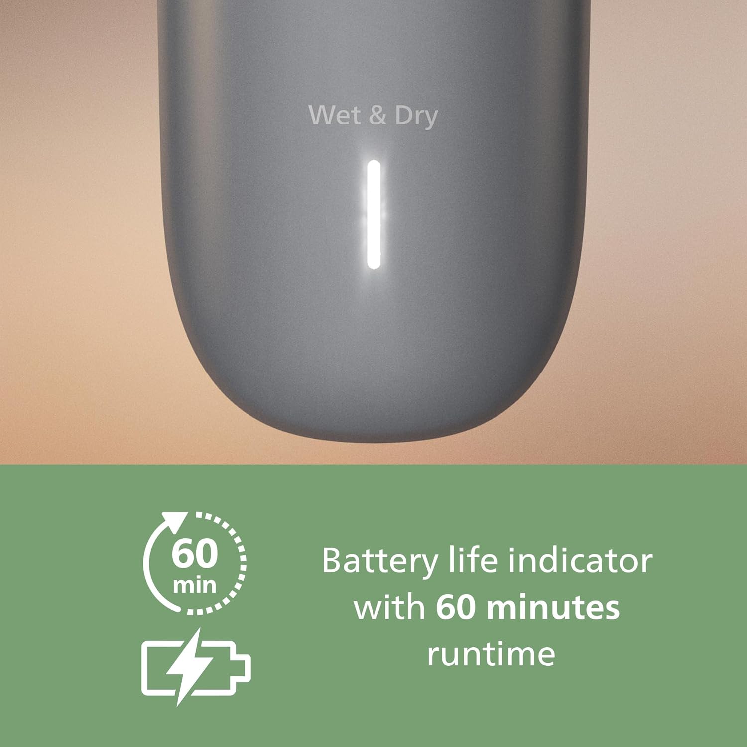 Philips MG3911/15 Battery Life Indicator