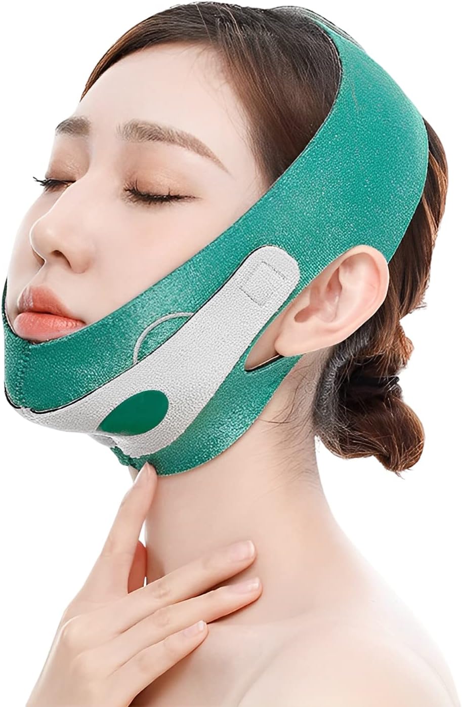 TepengdieFace Slimming Strap Double Chin Reducer V-Shape Lift Up Mask Reusable V-line Face Lifting Slimmer Anti Wrinkle Strap Pain Free Anti Wrinkle Band