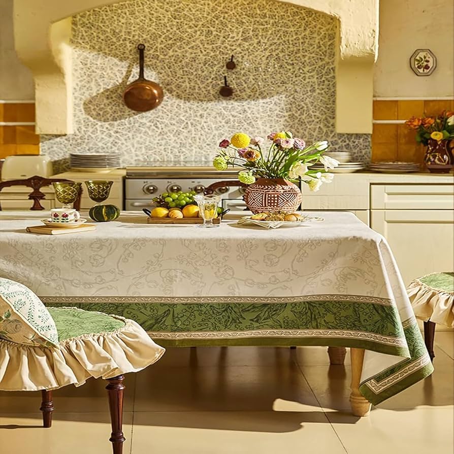 Amazon｜SXYITEテーブルクロス 撥水 一枚 北欧 レトロ table