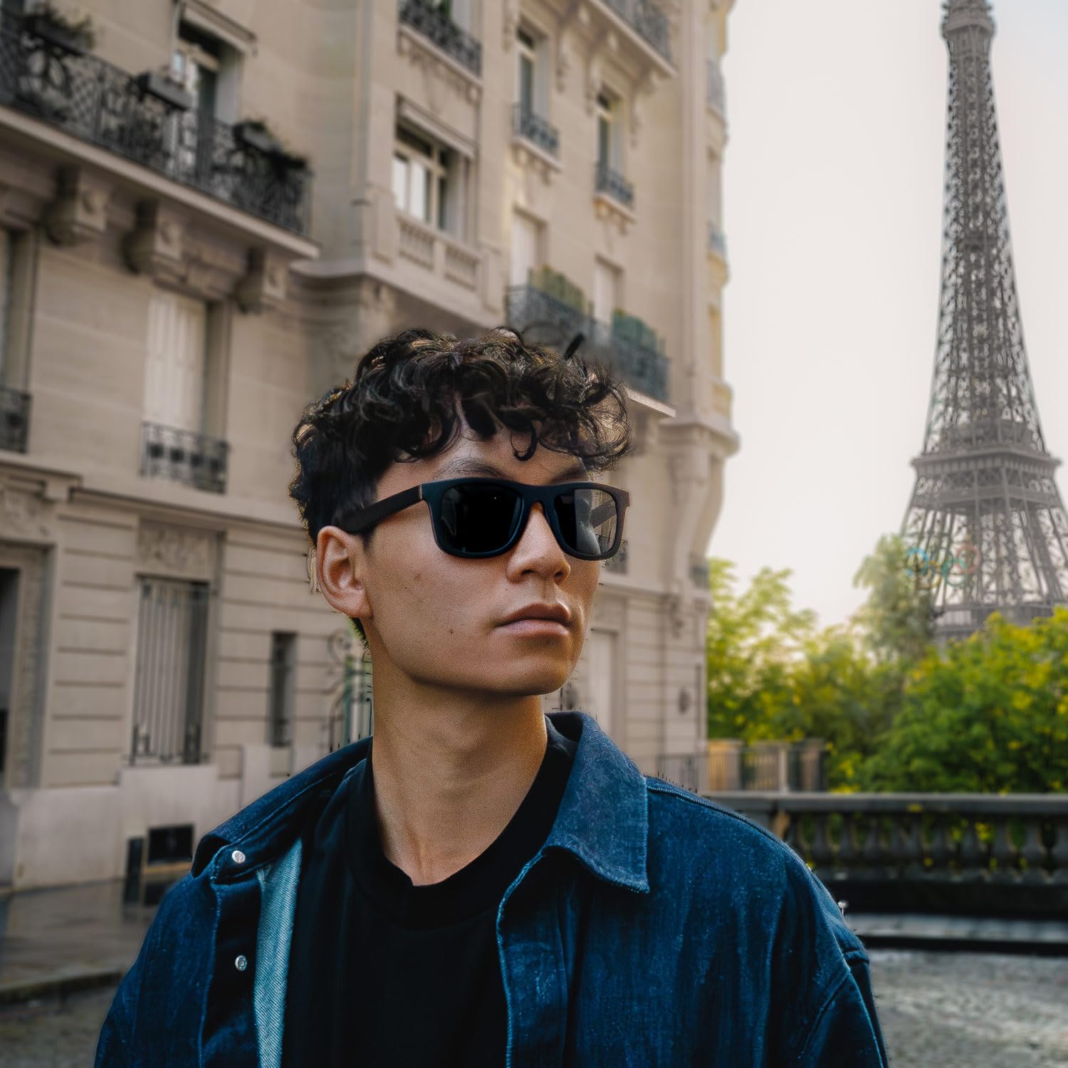 GOWOOD Lunettes de Soleil en Bois d'érable Hommes et Femmes | Lunettes de Soleil Polarisées Homme UV400 | Lunette Bois d'érable Homme Qualité Supérieure