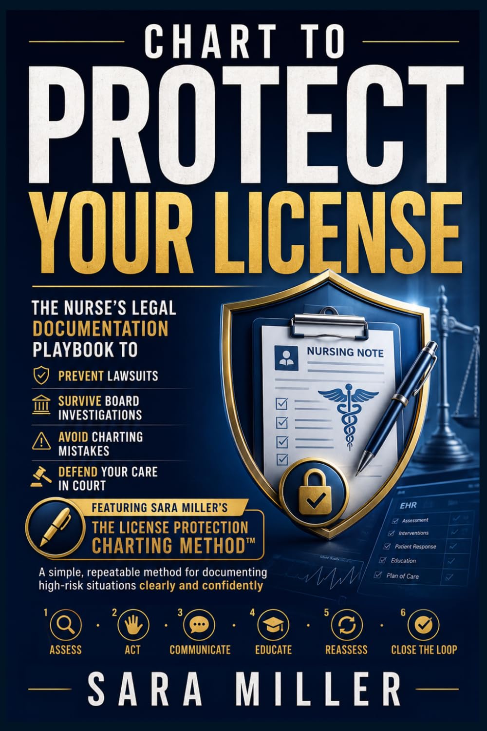 Chart to Protect Your License: The Nurse's Legal Documentation Playbook to Prevent Lawsuits, Survive Board Investigations, Avoid Charting Mistakes, and Defend Your Care in Court