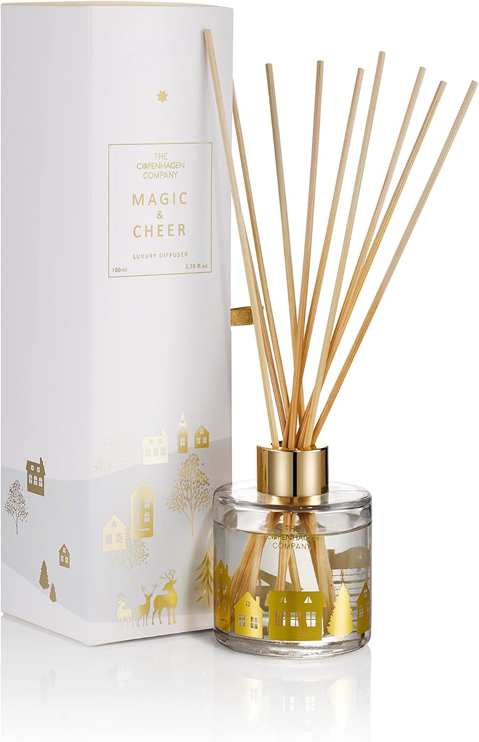Luxury scented Christmas reed diffusers for home. Xmas reed diffuser