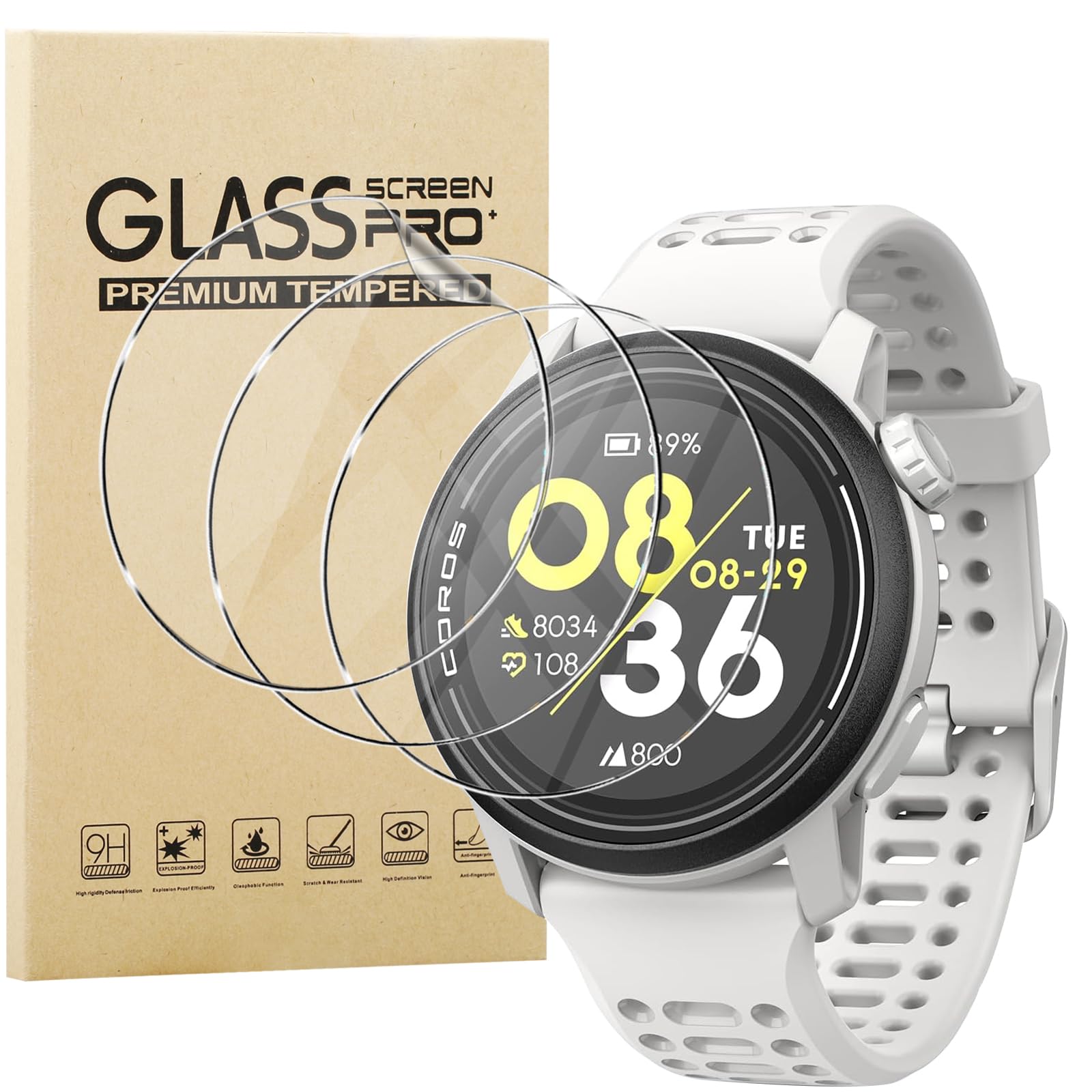 Brotect Protection Ecran Pour Coros Dura (2 Pièces) - Film Protection Ultra Clair