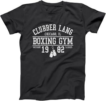 Clubber Lang Boxing Gym Workout Training Funny Sports Box Bag Train Old School Humor Mens Shirt