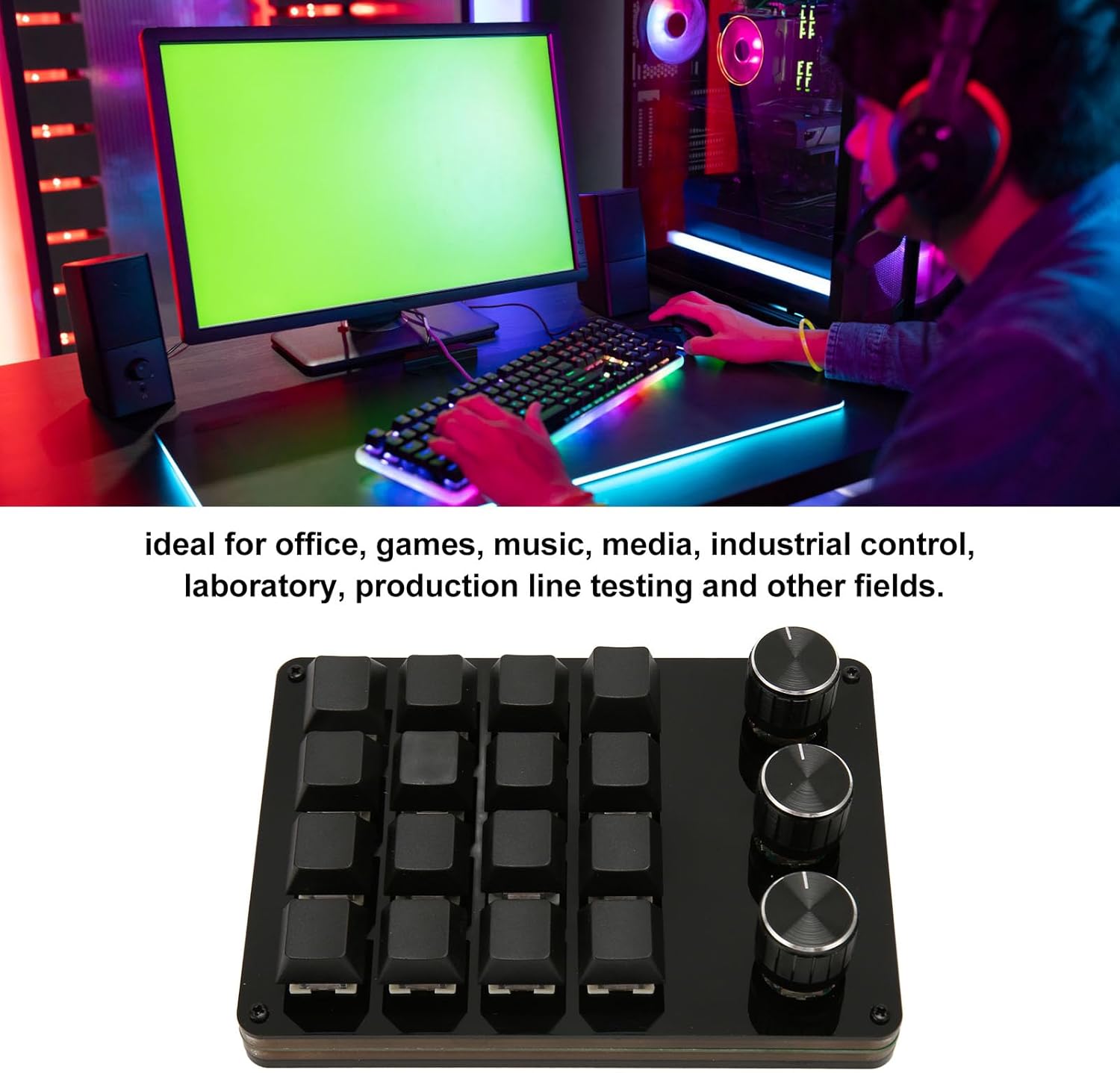 VBESTLIFE keyboard in a gaming setup