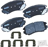 Vista 87 de Bendix Priority1 CFC154 - Juego de pastillas de freno de disco para Avanti II, Century, LeSabre, Regal, Riviera, chasis comercial, DeVille