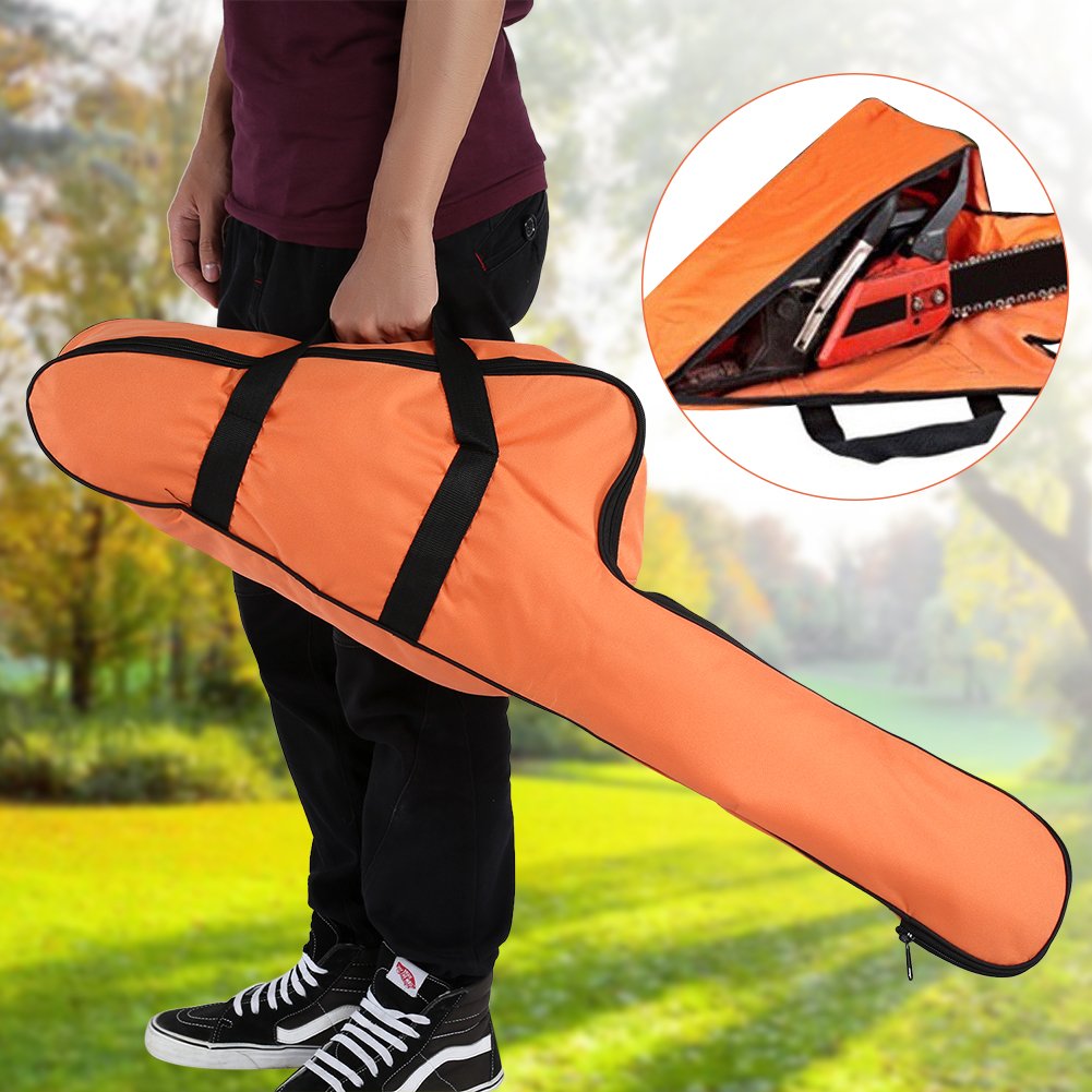 Sac de Transport pour Tronçonneuse, Portable Oxford Tronçonneuse Sac de Transport Étui de Rangement Protecteur pour Tous Les Tronçonneuses.