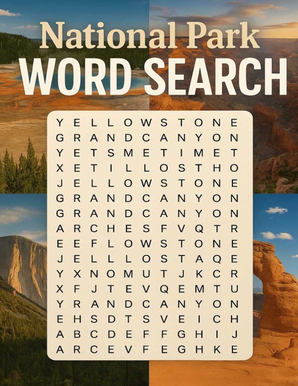 National Parks Word Search: A Word Search Adventure Through America’s Greatest Landscapes