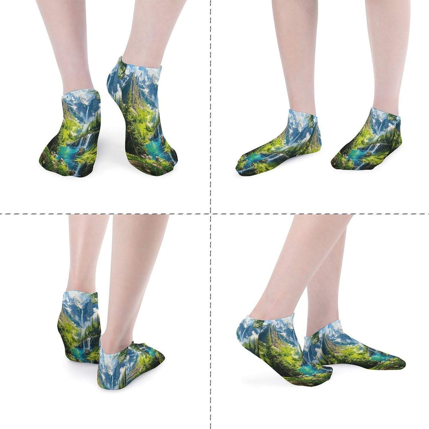 Alpine Lakes 5Pairs Low Cut Ankle Socks for Women No Show Casual Breathable Athletic Socks for Sport