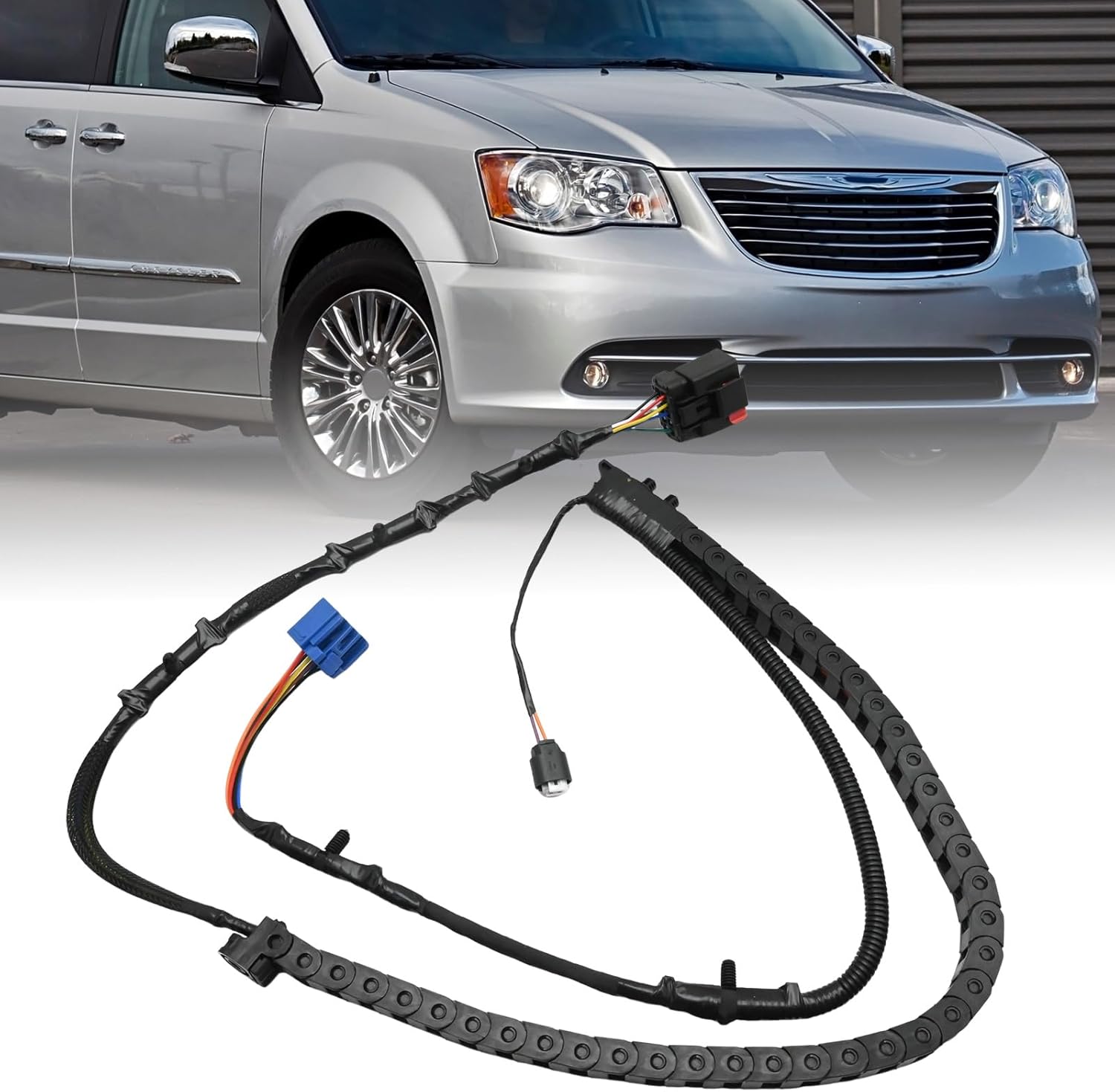 68043333AB Left Driver Side Sliding Door Wiring, Replacement for Town and Country 2008-2009, Replacement for Grand Caravan 2008-2009, Replaces 68043333AA 04869993AC