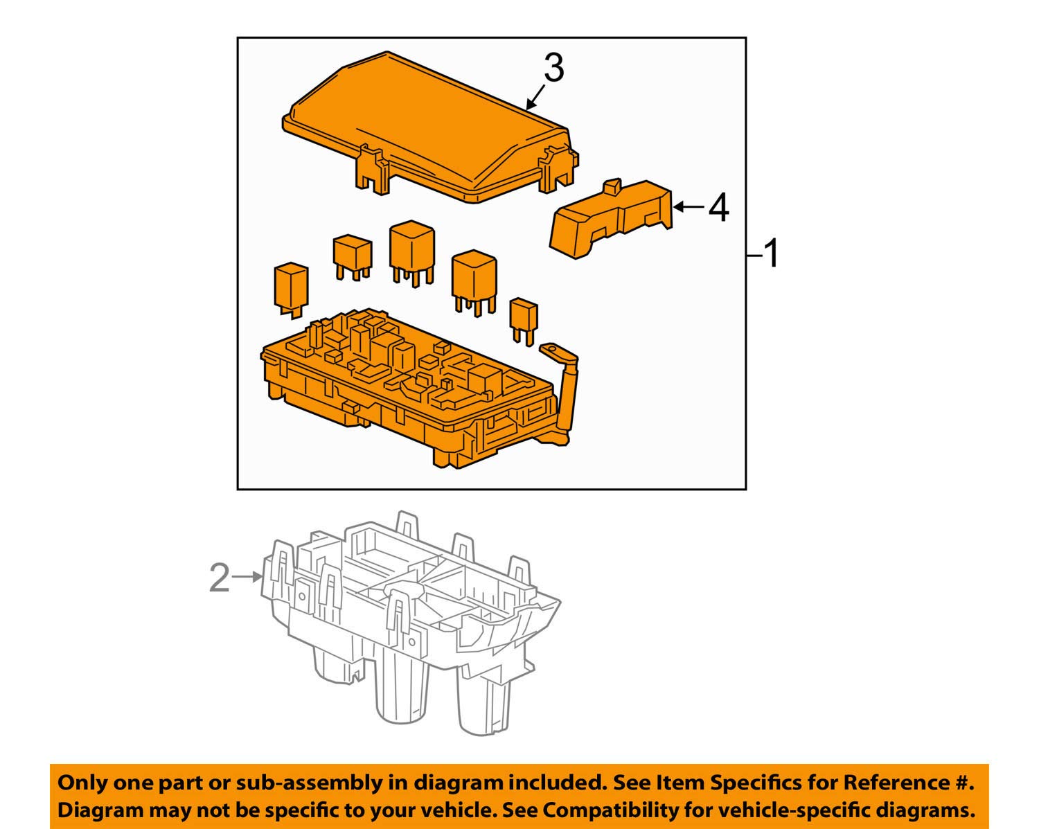 General Motors GM OEM Electrical Fuse Relay-Junction Block 84076946