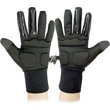 Skating Spirit Gel Padded Palm Protection Gloves for Kids and Adults, Water Resistant Warm Touchscreen Non Slip