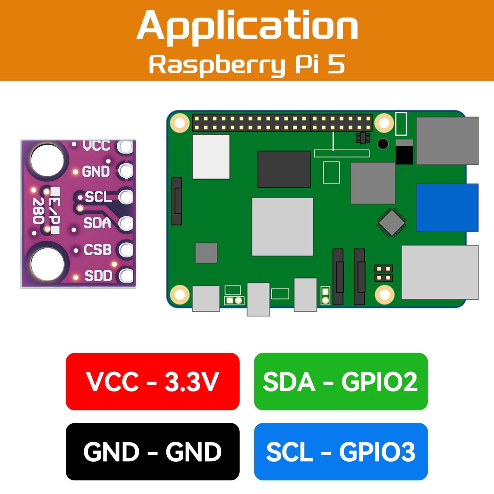 Snapklik.com : YELUFT 10pcs BMP280 3.3V Sensor Module GY-BMP280-3.3 ...