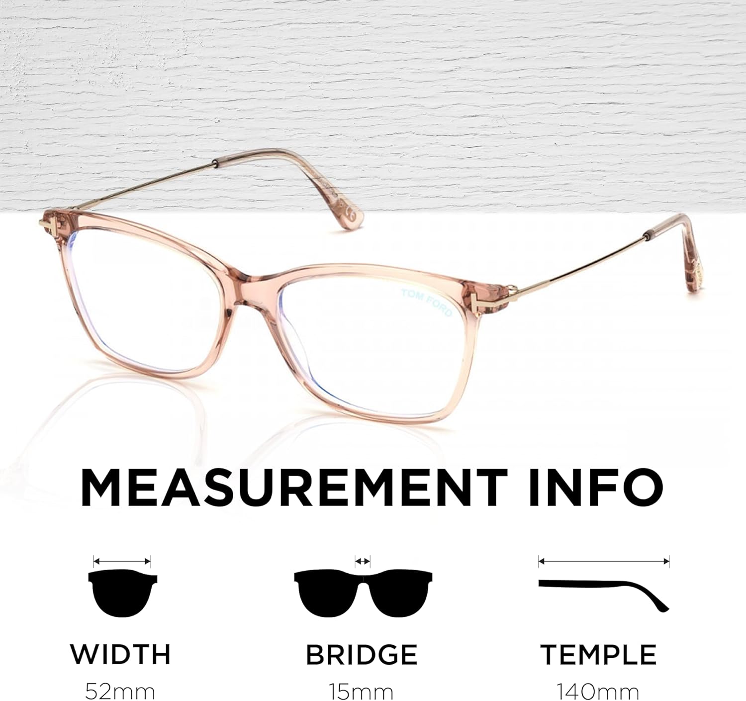 Tom Ford FT5712-B Square Shape Eyeglass Frame With Luxury Eyewear Kit - Image 5