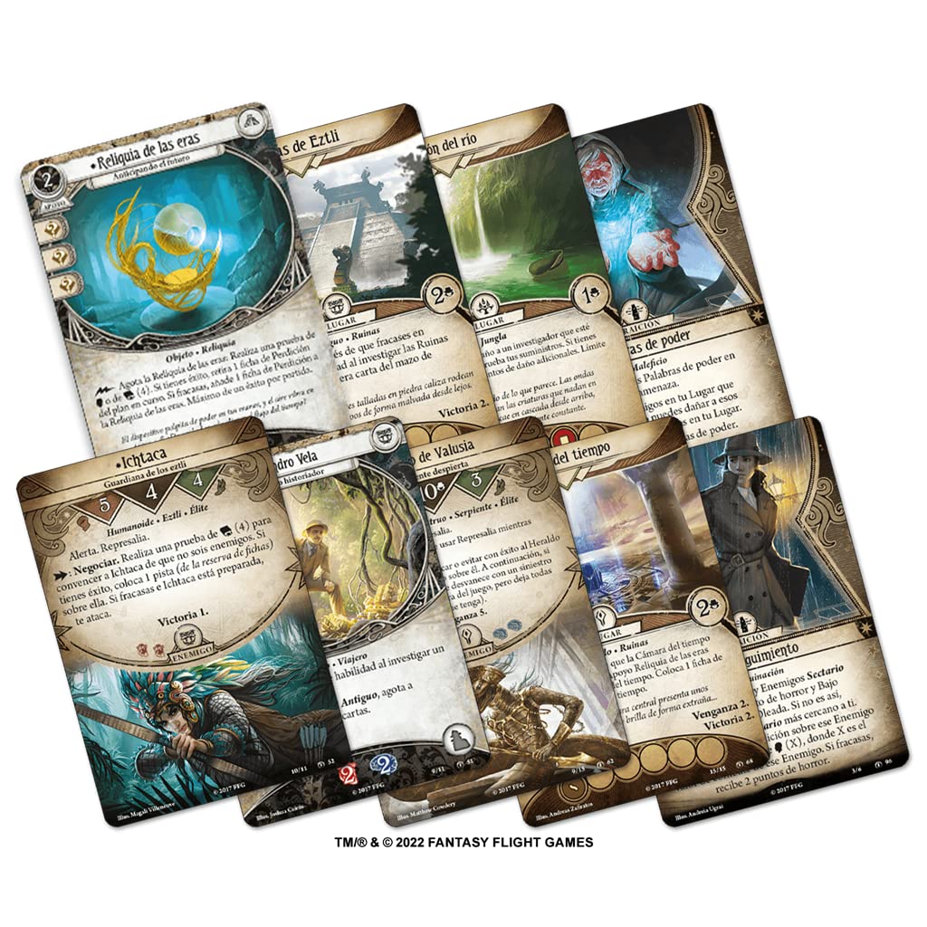 Fantasy Flight Games - Arkham Horror LCG - L'era dimenticata exp. campagna - Gioco di carte in spagnolo