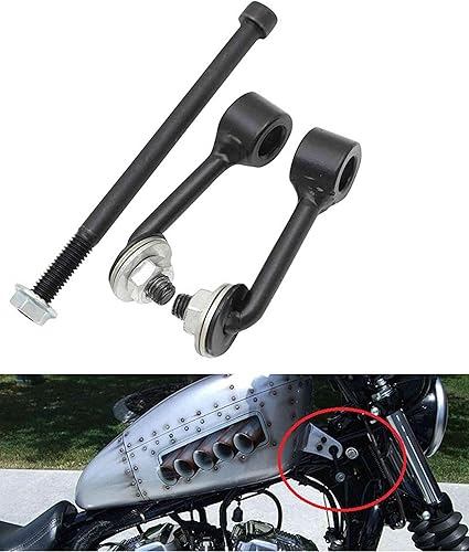 Tanque de gasolina para motocicleta de 2 pulgadas de elevación de 2 pulgadas, tanque elevador de 2 pulgadas, kit de elevación de acero de repuesto