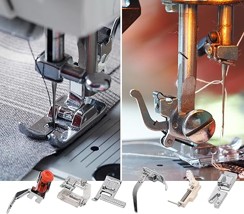 Miniatura 4 de FINESUN Juego de 32 piezas de prensatelas para máquina de coser, accesorios para máquinas de coser