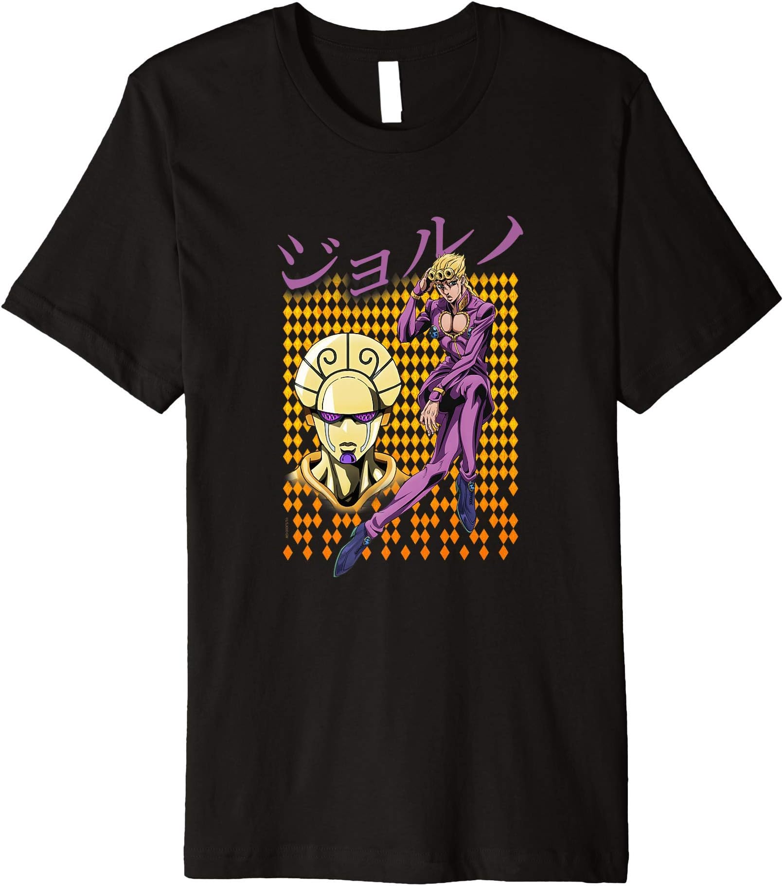 JoJo's Bizarre Adventure Giorno with Kanji Premium T-Shirt
