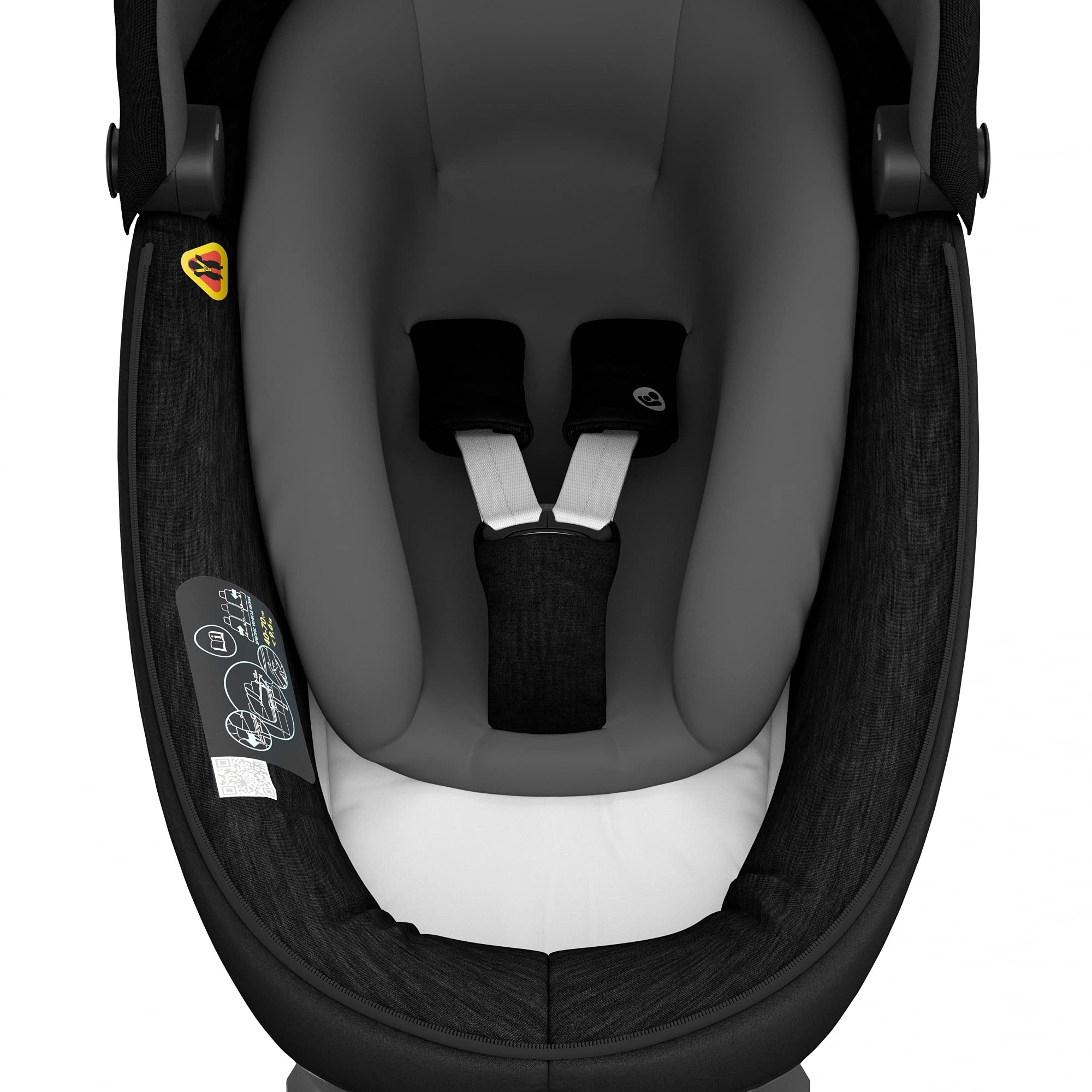 Maxi-Cosi Jade, Capazo de seguridad, Capazo de coche, apto desde el nacimiento, 0 a 6 meses, 0 - 9 kg, de 40 a 70 cm, Essential Black (Negro)