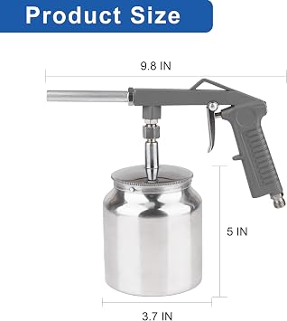 Undercoating Spray Gun Kit with 25oz Suction Feed Cup