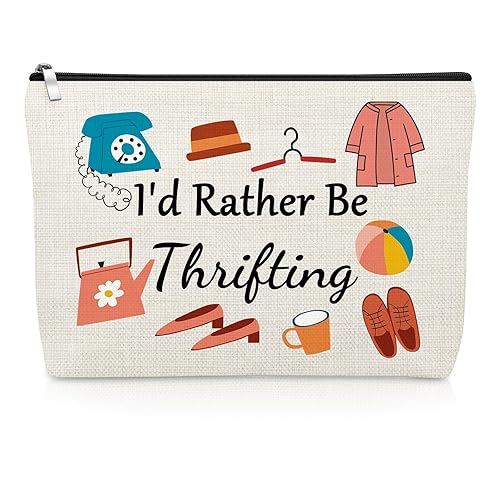 Thrift Lover Makeup Bag Thrift Shopping Gift for Thrifter Thrifting