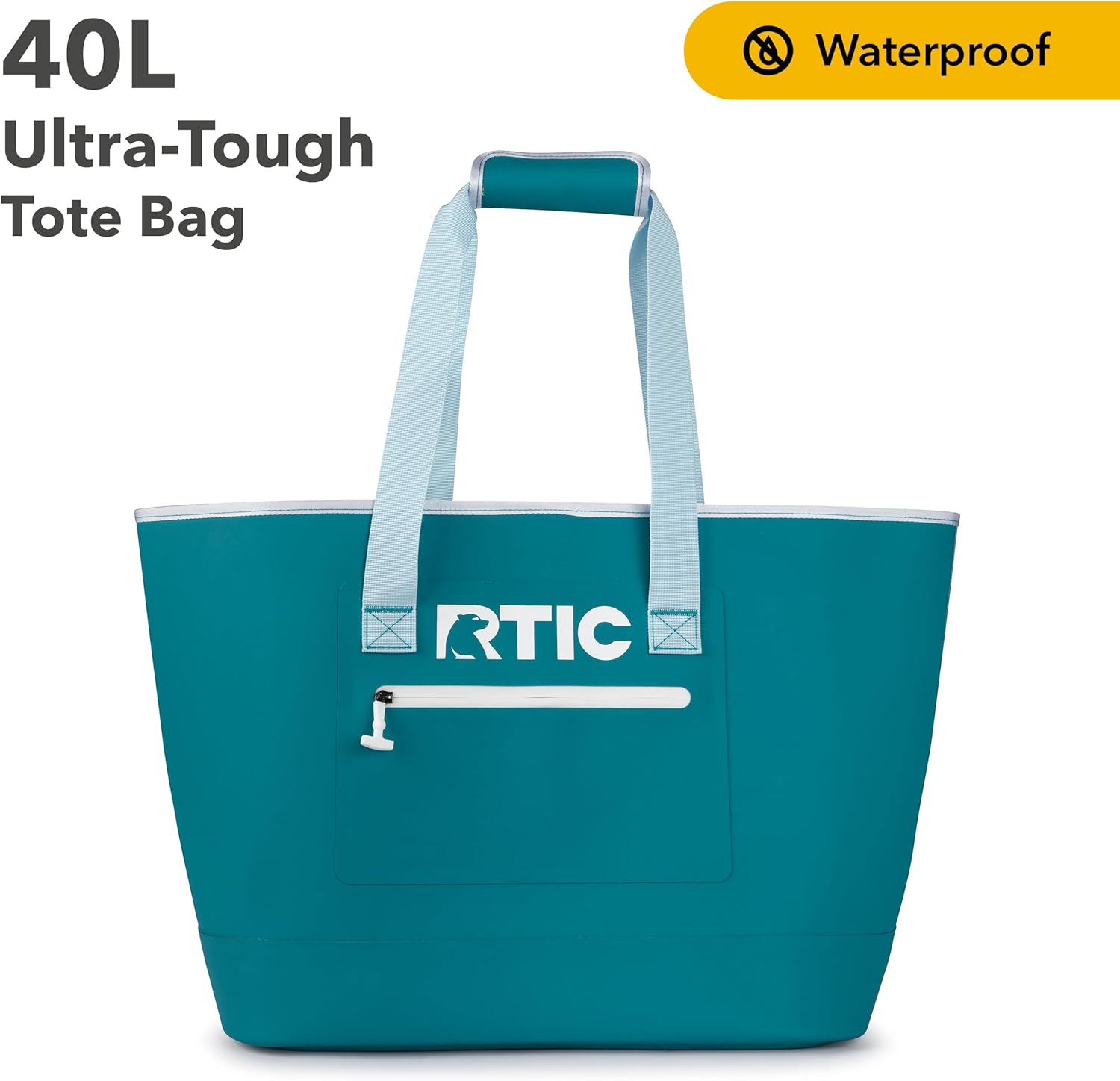 RTIC Ultra-Tough Tote Bag, Waterproof for Beach, Pool, Towel, Grocery, Shopping, Heavy-Duty, Puncture Resistant, Large - Image 4