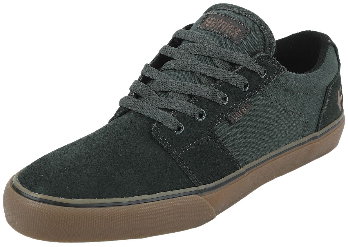 Etnies Barge Ls, Zapatillas de Skateboard para Hombre, Dark Grey/Grey/Red,