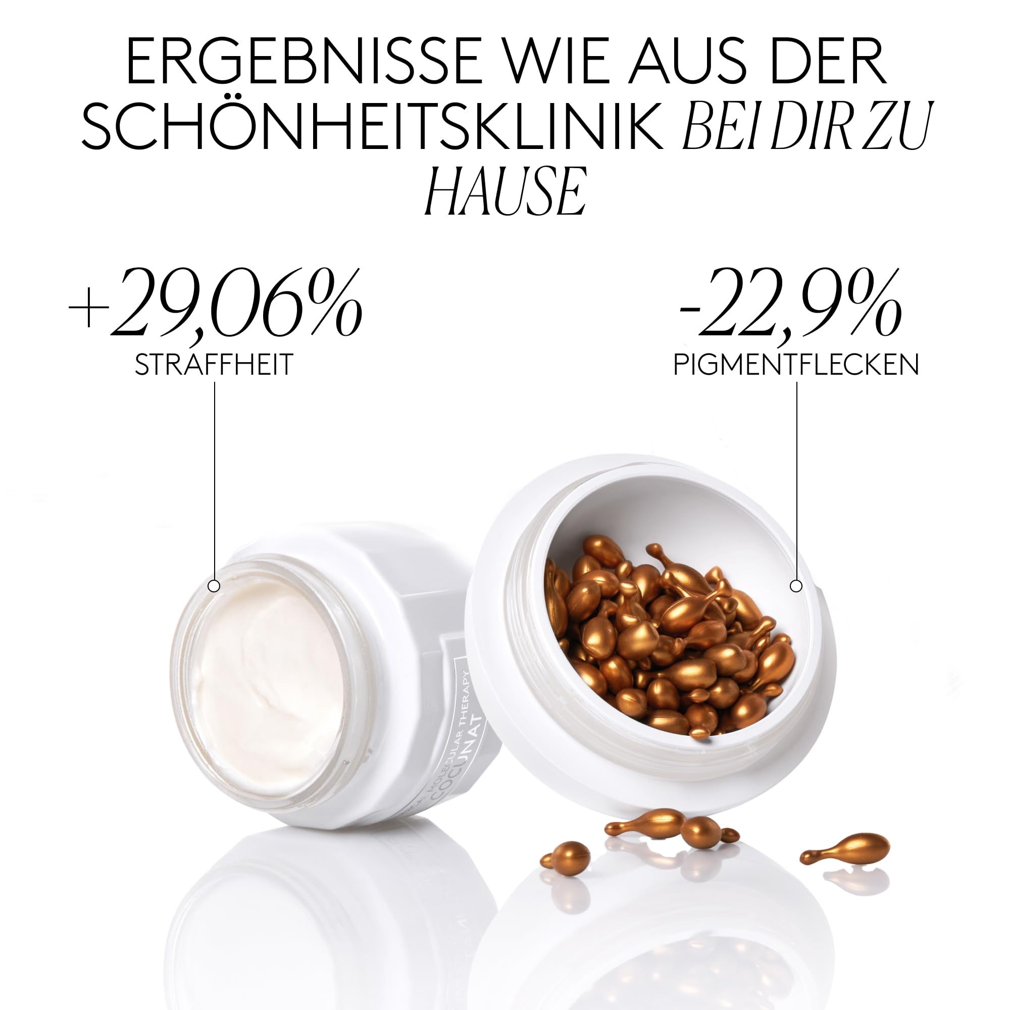 COCUNAT Anti-Aging Duo gegen Falten & Flecken Vitamin-C-Serum + Creme | The Real C 30 + Clinical Molecular Therapy. Reduziert Falten und Flecken. Komplette Anti-Aging-Pflege. Ohne Gua Sha.