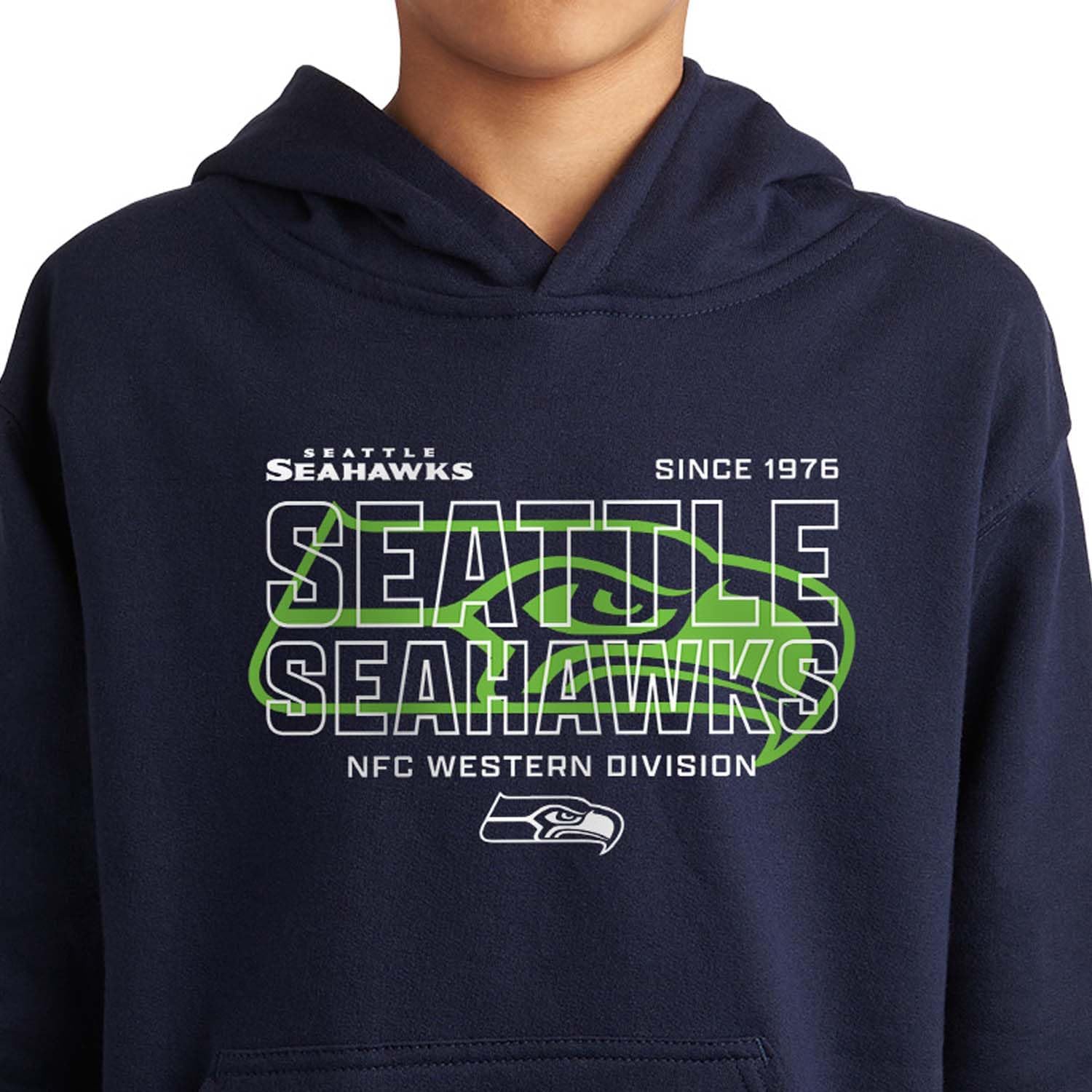 Junk Food NFL - Modern Outline - Unisex Youth Hoodie