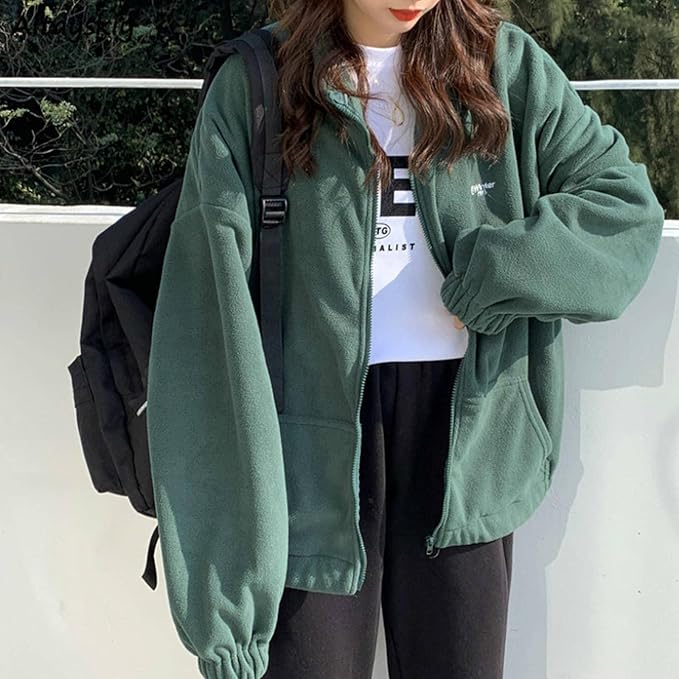 cute green jacket