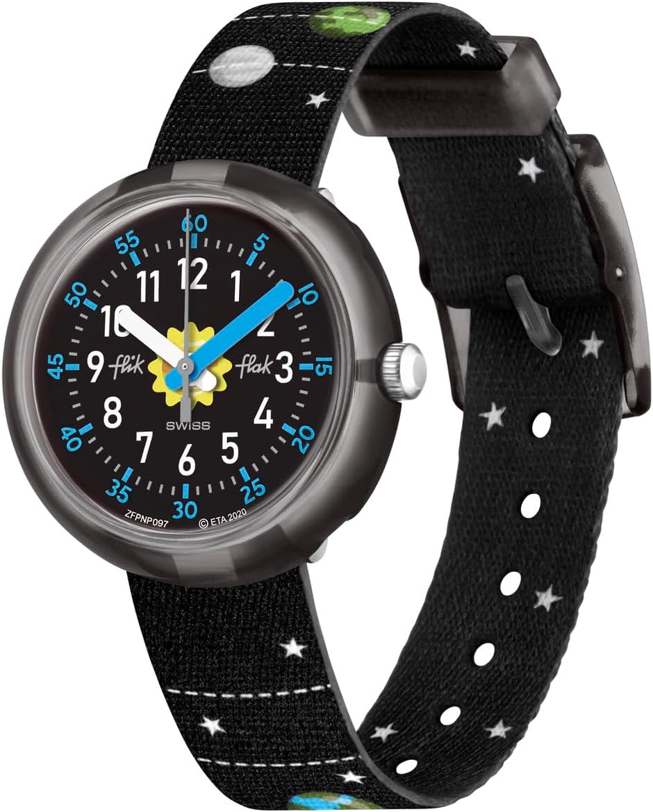 SOLAR SYSTEM Unisex Kids Watch (Model: ZFPNP097), black, black, Modern