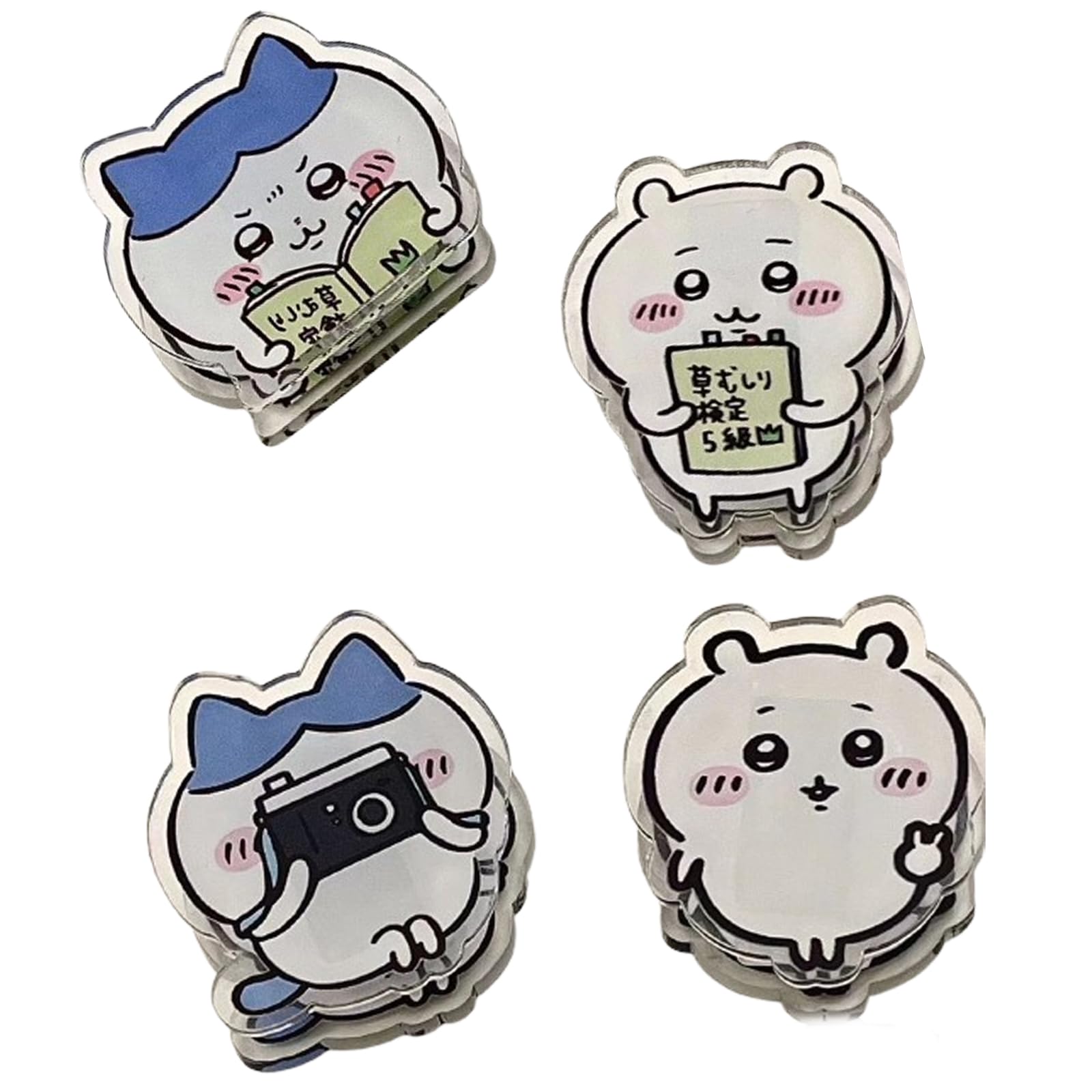 Amazon.co.jp: ちいかわ ハチワレ うさぎ クリップ ppクリップ