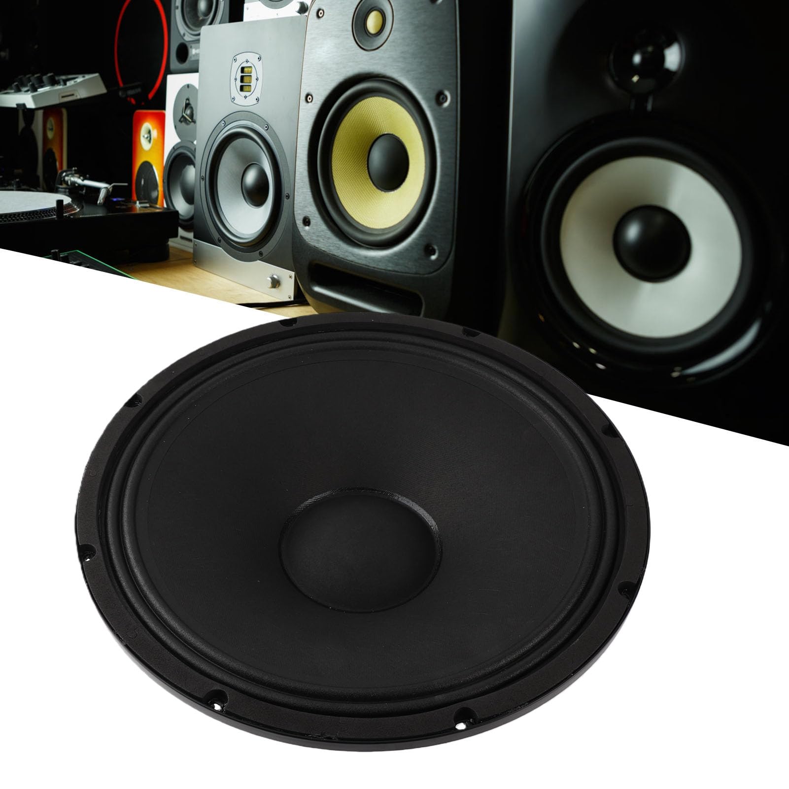 Cuifati 15-calowy 700W 8 Ohm Subwoofer Zastępczy Głośnik, Aluminiowa Rama