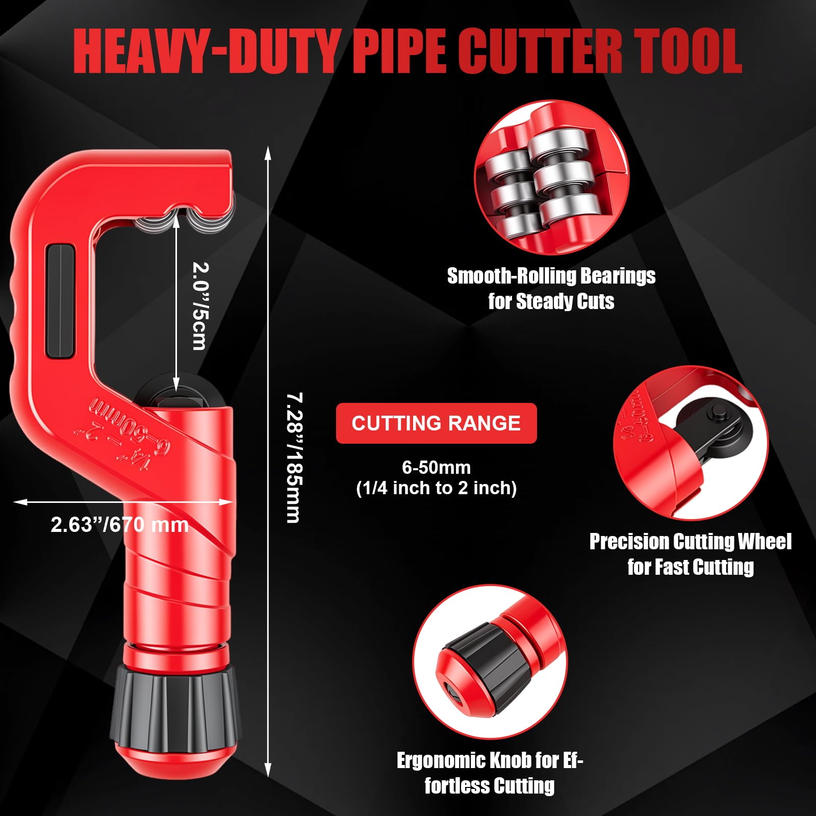 Professional Tube Cutter Set - 4 Piece -2