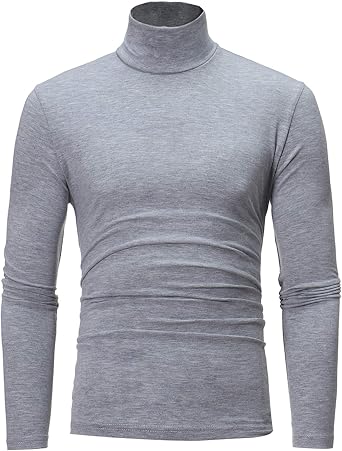 Amazon.com: HOP FASHION Suéter térmico de cuello alto de manga larga con  cuello alto para hombre : Ropa, Zapatos y Joyería