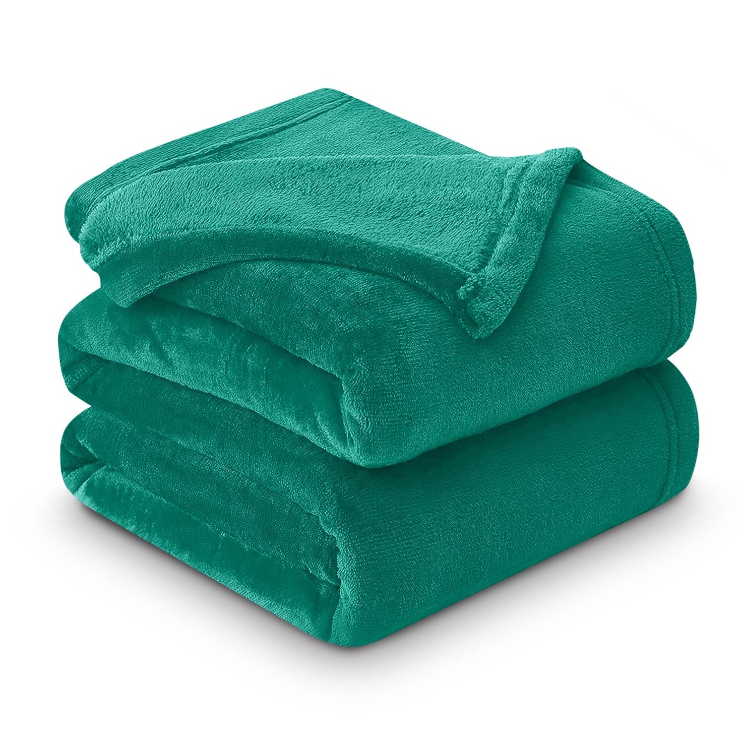 Gc Gaveno Cavailia Teal Gaveno Cavailia Super Soft Faux Fur Fleece Plain Throw Blanket, Single, 127 X 152 Cm