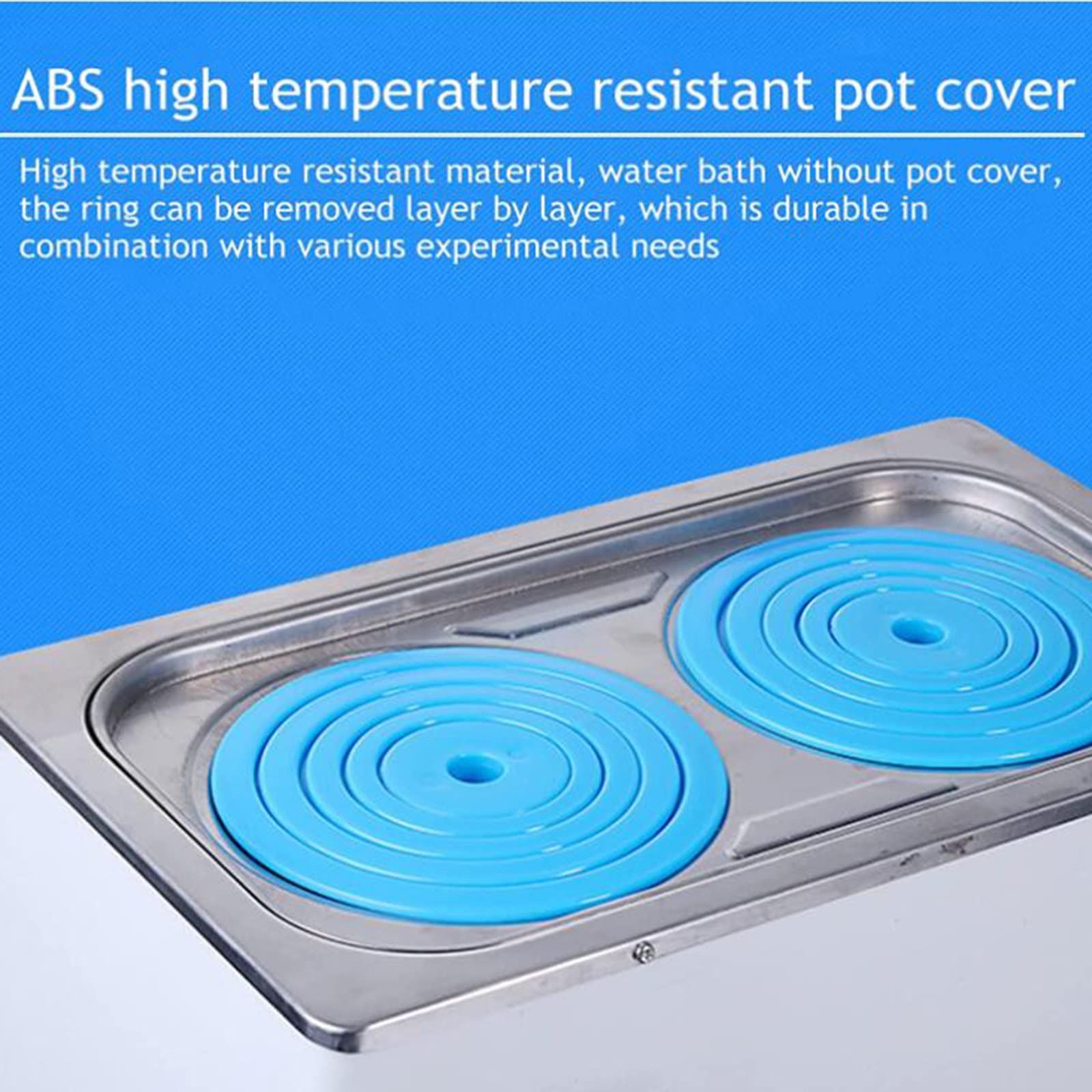 Home Essentials, XJZHANG Riscaldatore termostatico Digitale da Laboratorio per Bagno d'Acqua, Rivestimento in Acciaio Inossidabile, Coperchio Regolabile, Pannello di Controllo con