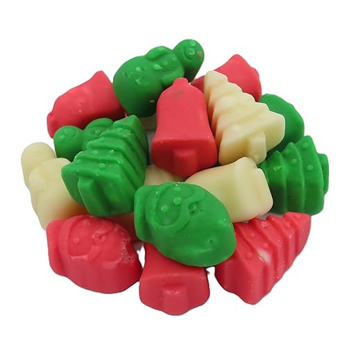 Beulah's Mezcla de mellocreme navideña, paquete de 2 libras, 180 piezas de caramelo