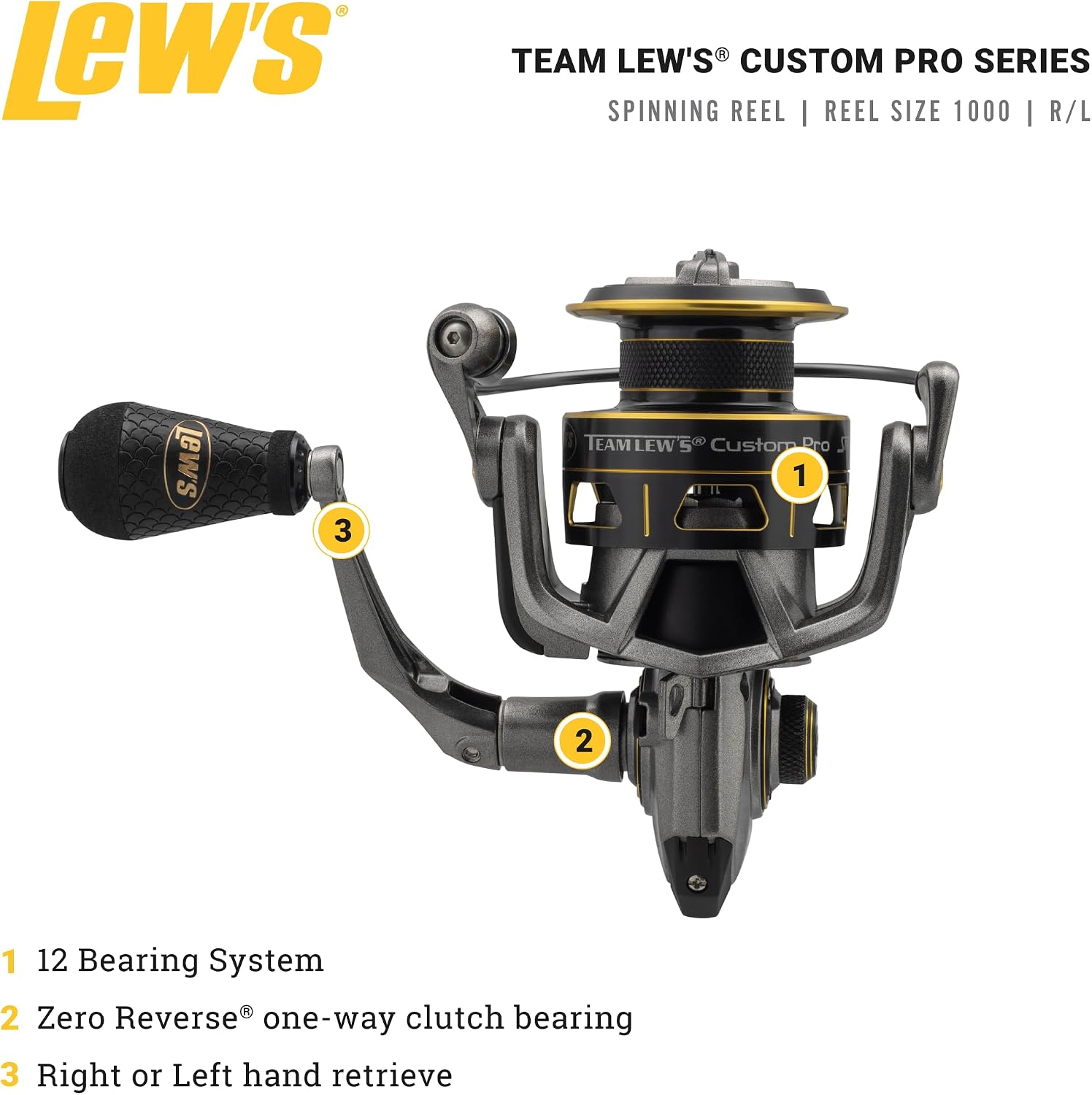 Lew's Team Lew's Custom Pro Speed Spin Spinning Reel