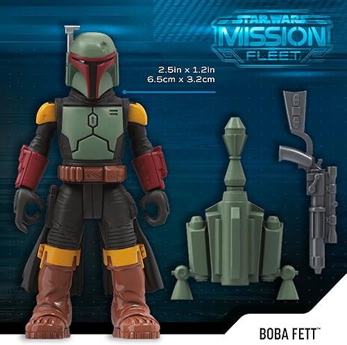 Miniatura 4 de STAR WARS Mission Fleet, juego de figuras de acción Mandalorian a escala de 2.5 pulgadas con 6 figuras y 8 accesorios, juguetes para niños y niñas